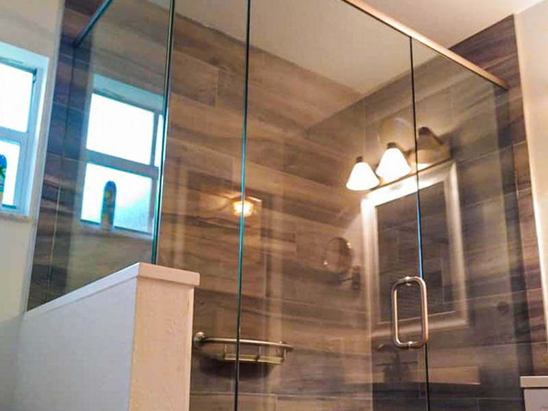 Glass Shower Panels Installer Clearwater Tampa FL