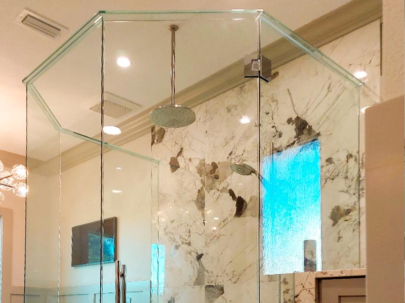 Custom Frameless Shower Enclosure Installation Tampa Clearwater